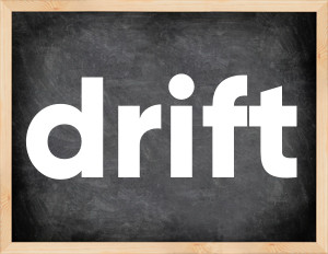 3 forms of the verb drift