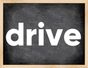 3 forms of the verb drive