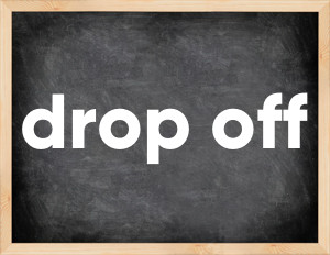 3 forms of the verb drop off