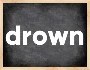 3 forms of the verb drown