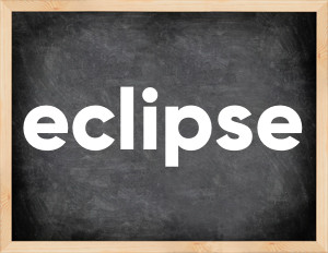 3 forms of the verb eclipse