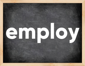 3 forms of the verb employ
