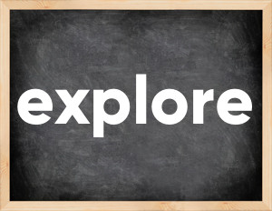 3 forms of the verb explore