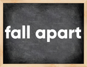 3 forms of the verb fall apart