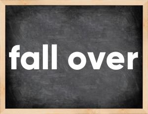3 forms of the verb fall over