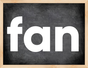 3 forms of the verb fan