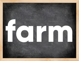 3 forms of the verb farm