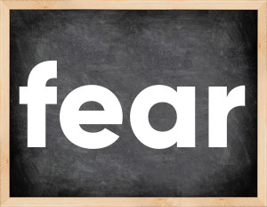 3 forms of the verb fear