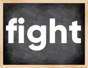 3 forms of the verb fight