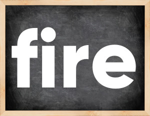 3 forms of the verb fire