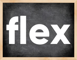 3 forms of the verb flex