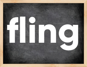 3 forms of the verb fling