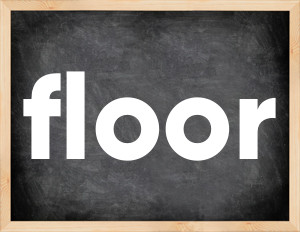 3 forms of the verb floor