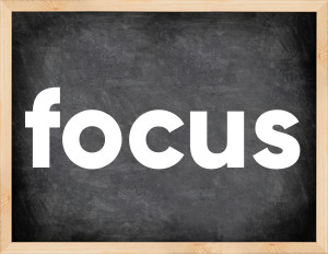 3 forms of the verb focus