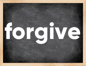 3 forms of the verb forgive