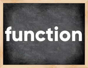 3 forms of the verb function