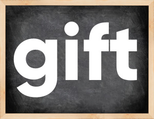 3 forms of the verb gift