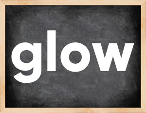 3 forms of the verb glow