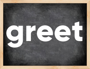 3 forms of the verb greet