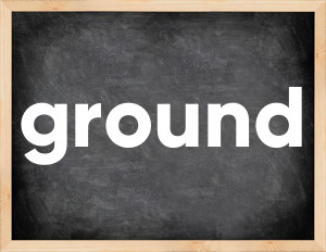 3 forms of the verb ground
