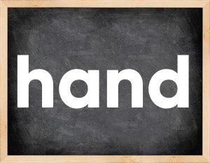 3 forms of the verb hand