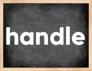 3 forms of the verb handle