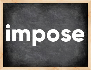 3 forms of the verb impose