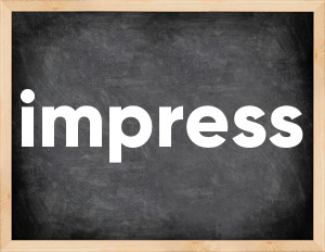 3 forms of the verb impress