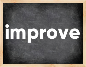 3 forms of the verb improve