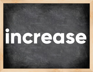 3 forms of the verb increase