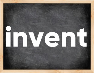 3 forms of the verb invent
