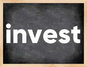 3 forms of the verb invest