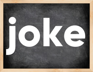3 forms of the verb joke