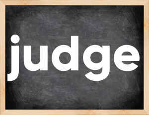 3 forms of the verb judge