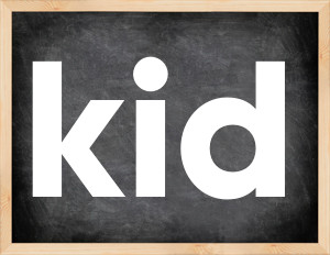 3 forms of the verb kid