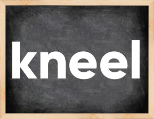 3 forms of the verb kneel