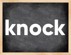 3 forms of the verb knock
