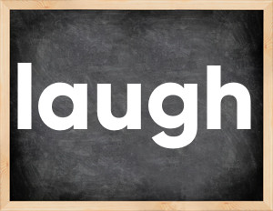 3 forms of the verb laugh in English