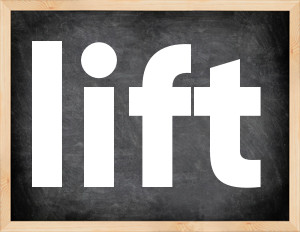 3 forms of the verb lift