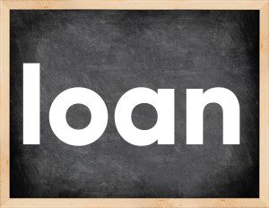 3 forms of the verb loan