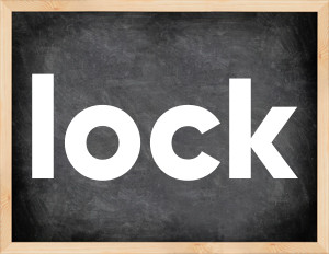 3 forms of the verb lock