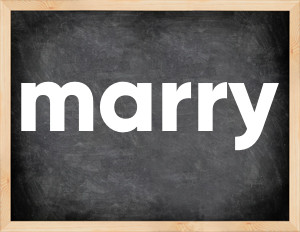 3 forms of the verb marry