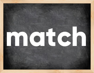 3 forms of the verb match