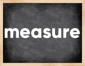 3 forms of the verb measure