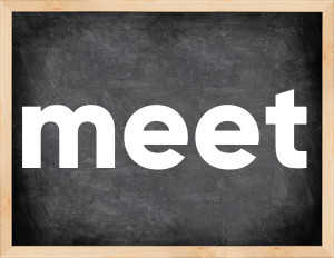 3 forms of the verb meet