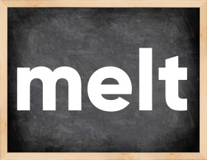 3 forms of the verb melt