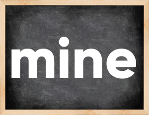 3 forms of the verb mine