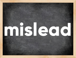3 forms of the verb mislead