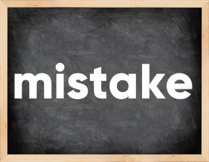 3 forms of the verb mistake