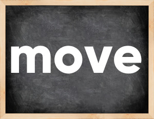 3 forms of the verb move